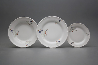 Plate set Verona Geese 18-piece CBB č.1