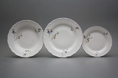 Plate set Verona Geese 18-piece CML č.1