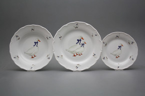 Plate set Verona Geese 12-piece FBB