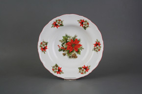 Deep plate 23cm Ofelia Poinsettia FCL