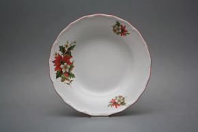 Deep plate 24,5cm Verona Poinsettia CCL