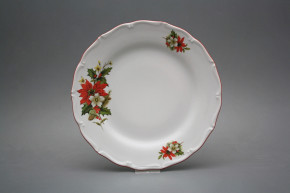 Flat plate 25cm Verona Poinsettia CCL