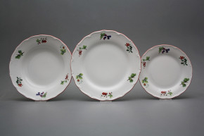 Plate set Verona Forest berries 18-piece ACL