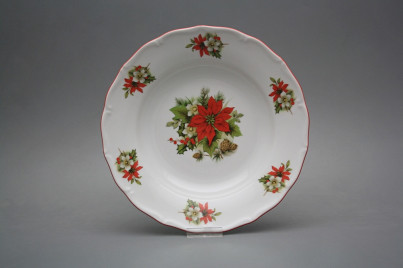 Deep plate 24,5cm Verona Poinsettia FCL č.1