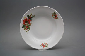 Deep plate 24,5cm Verona Poinsettia CBB