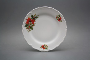 Flat plate 25cm Verona Poinsettia CBB