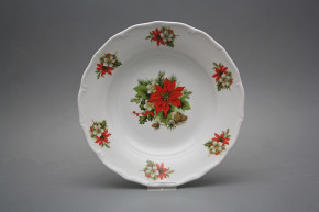 Deep plate 24,5cm Verona Poinsettia FBB