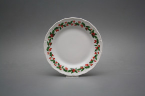 Dessert plate 19cm Verona Christmas holly KBB