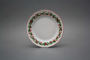 Dessert plate 19cm Verona Christmas holly KCL