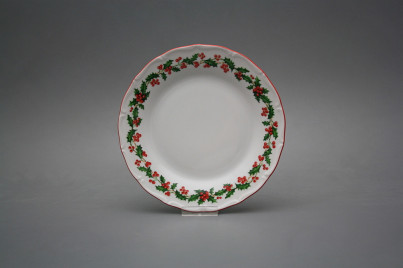 Dessert plate 19cm Verona Christmas holly KCL č.1