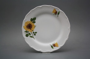 Flat plate 25cm Verona Sunflowers CBB