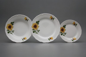 Plate set Verona Sunflowers 24-piece CBB