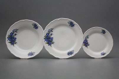 Plate set Verona Forget-me-not 36-piece CBB č.1