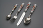 Set of cutlery Bohemia 1987 with box Strawberries 24-piece BB č.2