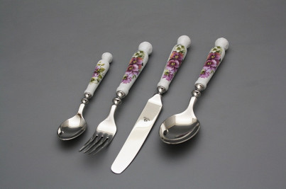 Set of cutlery Bohemia 1987 with box Pansy 24-piece BB č.1