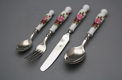 Set of cutlery Bohemia 1987 with box Elizabeth rose 24-piece BB č.1