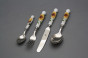 Set of cutlery Bohemia 1987 with box Sunflowers 24-piece BB č.2