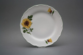 Flat plate 25cm Verona Sunflowers CZL