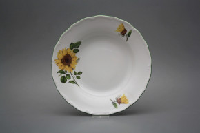 Deep plate 24,5cm Verona Sunflowers CZL