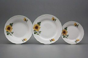 Plate set Verona Sunflowers 24-piece CZL