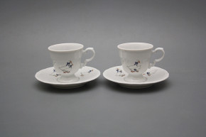 Cup 0,07l with saucer Marie Louise Geese BB