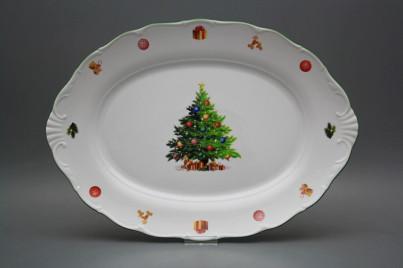 Oval dish 40cm Verona Christmas Tree JZL č.1