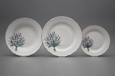 Plate set Verona Lavender 12-piece HFL č.1