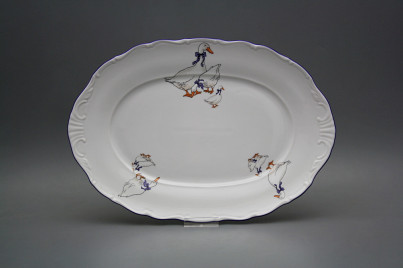 Oval dish 32cm Verona Geese CML č.1