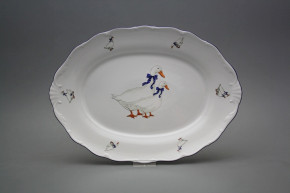 Oval dish 32cm Verona Geese FML