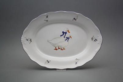 Oval dish 32cm Verona Geese FML č.1