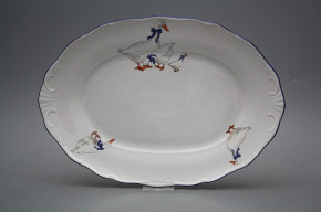 Oval dish 36cm Verona Geese CML