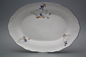 Oval dish 40cm Verona Geese CML