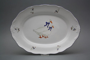 Oval dish 40cm Verona Geese FML