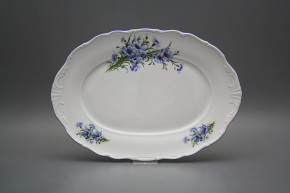 Oval dish 32cm Verona Cornflowers CAL