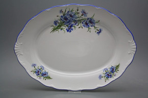 Oval dish 40cm Verona Cornflowers CAL