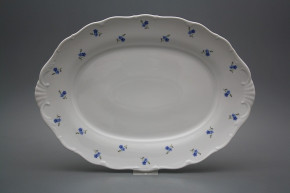 Oval dish 36cm Verona Forget-me-not Sprays ABB