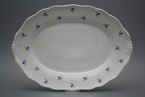 Oval dish 40cm Verona Forget-me-not Sprays ABB