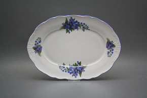 Oval dish 32cm Verona Forget-me-not EAL