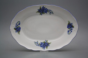 Oval dish 36cm Verona Forget-me-not EAL