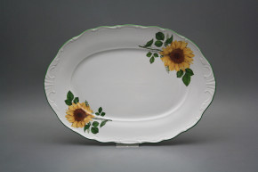 Oval dish 32cm Verona Sunflowers DZL