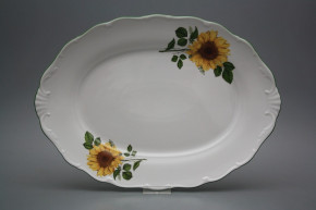 Oval dish 36cm Verona Sunflowers DZL