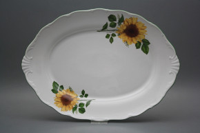 Oval dish 40cm Verona Sunflowers DZL