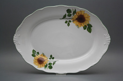 Oval dish 40cm Verona Sunflowers DZL č.1