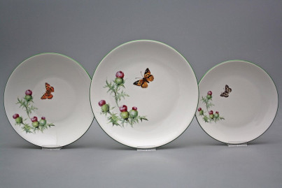 Plate set Coup Thistle 18-piece ZL č.1