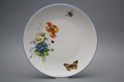 Flat plate 24cm Coup Field flowers HAL č.1