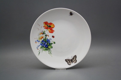 Flat plate 24cm Coup Field flowers HBB č.1