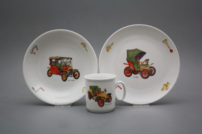 Dinning set Vintage cars VARIOUS MOTIVES BB č.1