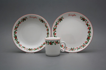 Dinning set Christmas holly BB č.1