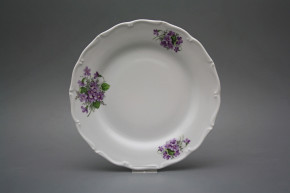 Flat plate 25cm Verona Violets CBB