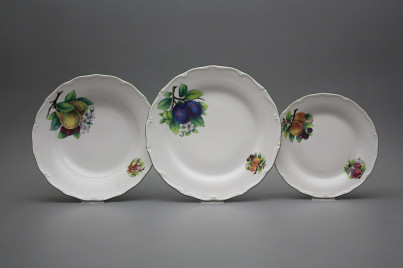 Plate set Verona Fruits 12-piece DZL č.1